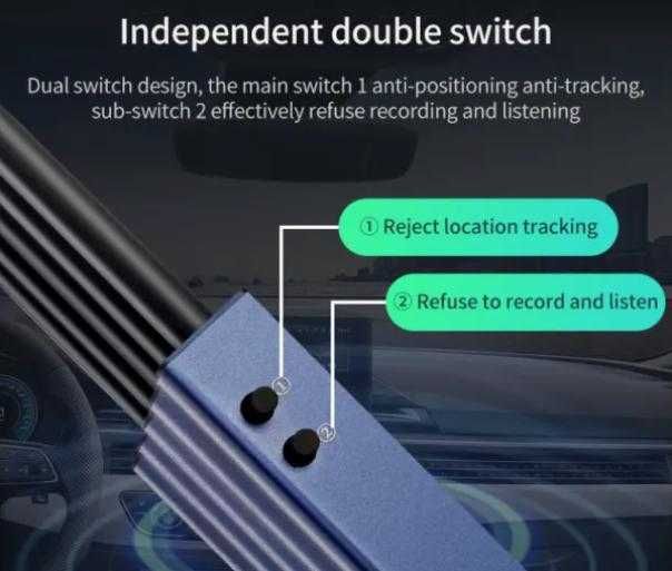 M6S GSM GPS Тапа Навигация Заглушител на Шпионска Техника Лична Защита