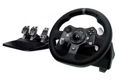 Logitech G920 Driving Force + педали + скоростен лост | Като нов | Оригинална кутия