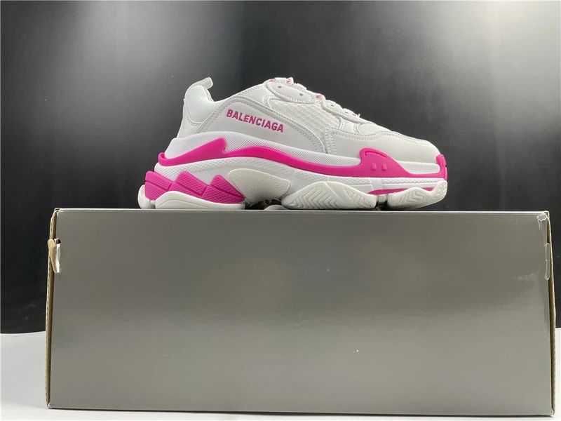 Balenciaga Triple S - Tan/Grey/Dark Red