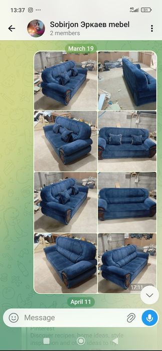 Restavratsiya Toshkent   .xarxil turdagi yumshoq mebellar taʼmirlash