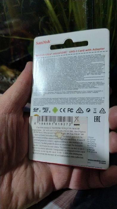 Vând adaptor micro SdXc 64Gb