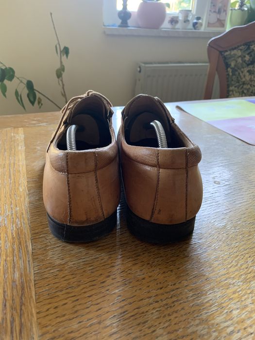 Pantofi 43,5-44, culoare maro-cognac
