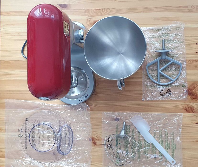 Malaxor/ Robot de bucatarie KENWOOD KMix KMX750RD, vas 5l, 1000W, 6 t