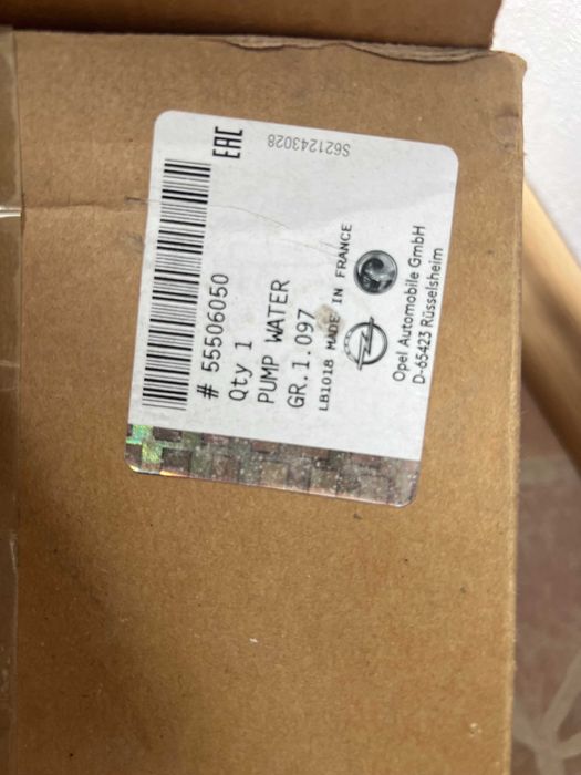 Водна Помпа за opel-Chevrolet 2.0cdti от 2009 ОРИГИНАЛНА