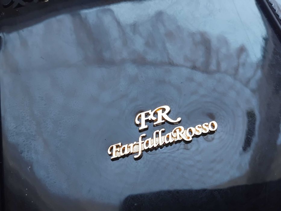 Farfalla Rosso 100% оригинална черна дамска чанта