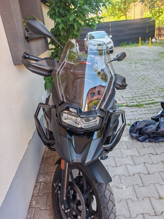 Parbiz moto Puig touring Bmw 750 GS