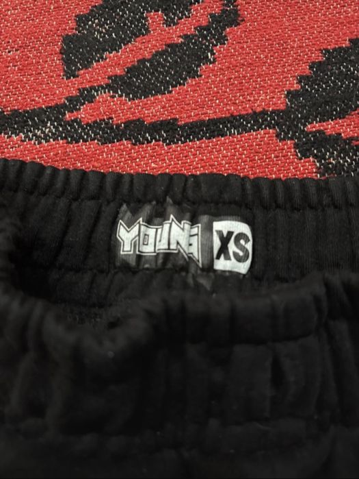 Pantaloni young rich white