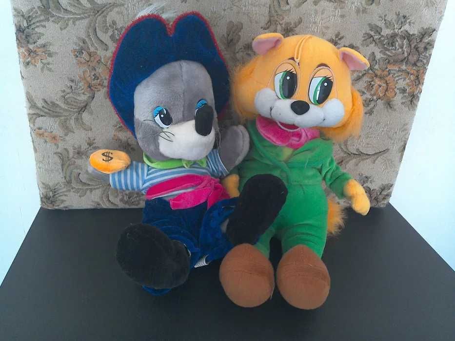 Jucării de pluş mari - 34 şi 43 cm: ca noi - 60 lei - 2 bucati