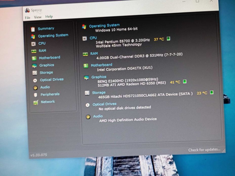 Pc gaming Intel E6700 3,20 GHz