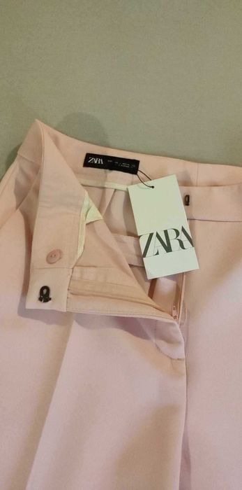 ZARA Pantaloni Roz de dama marime L - PRET REDUS de la 40 Euro