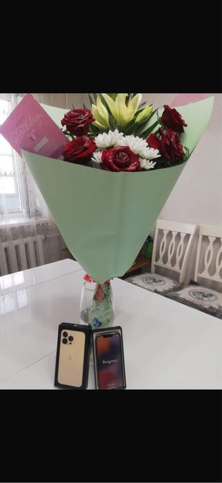 Айфон 13 про золотистый