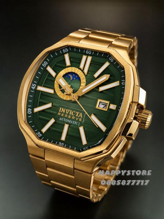 INVICTA Gravity Gold automatic 46 mm, Инвикта нов мъжки часовник
