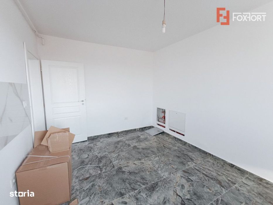 Apartament cu o camera, 35 mp, bucatarie inchisa in Giroc