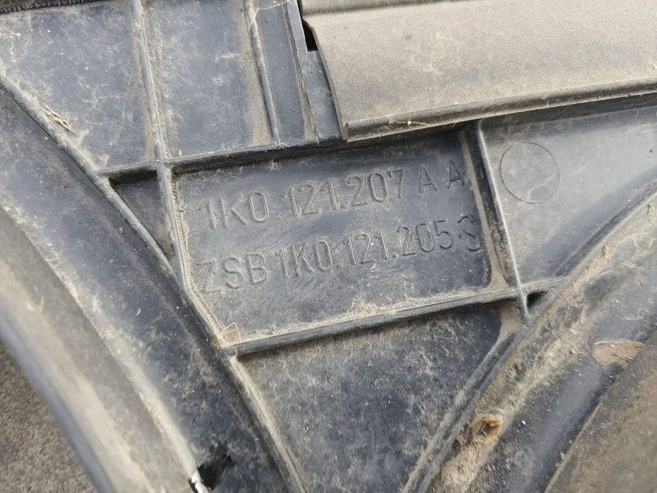 electroventilator 2.0 tdi audi a3 8p skoda octavia 2 vw passat b6 golf 5  1k0121207aa  1k0121205s