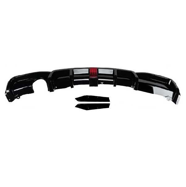 Performance Заден дифузьор за BMW F30 F31 O+ с LED светлина