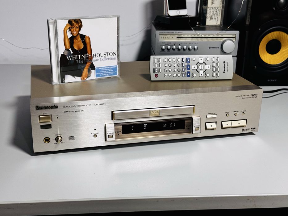 CD/DVD/Blu-Ray audio-video player PANASONIC DVD-RA71,telecomandă,Japan