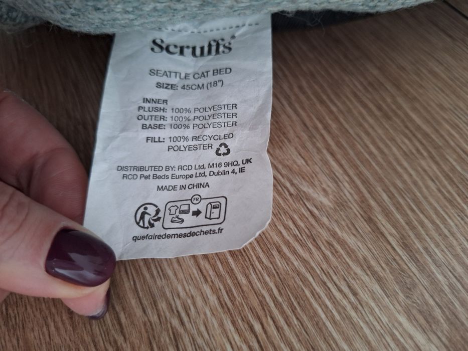 Scruffs culcus pisica 45cm