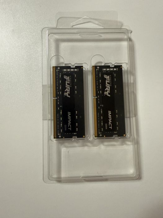 Kit Memorie RAM Laptop Kingston FURY Impact 32GB (2x16GB) DDR4 3200MHz CL20 – Stare impecabilă