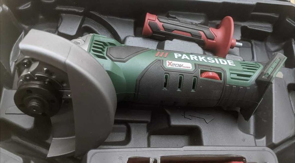 Нов Акумулаторен Ъглошлайф Parkside 20V