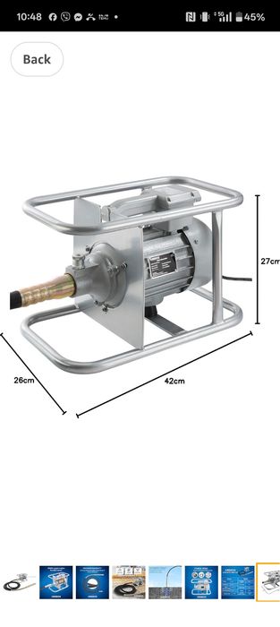 Вибратор за бетон електрически 1500w