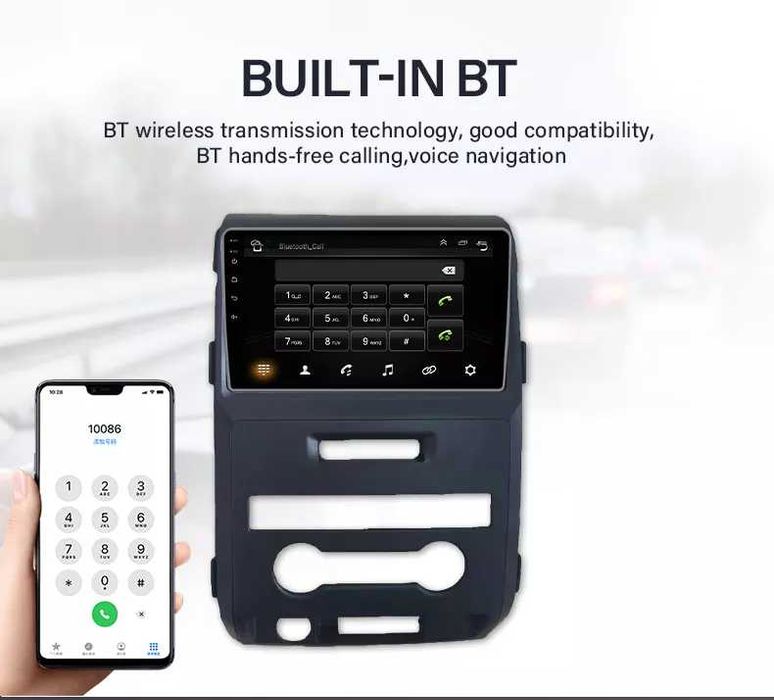 Мултимедия Двоен дин за Ford F150 Raptor Навигация 2 Дин плеър Android