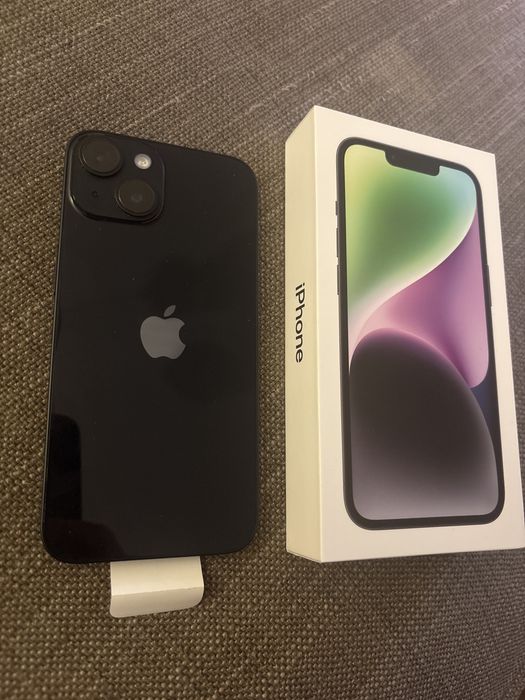 iPhone 14, midnight blue, iStyle, impecabil