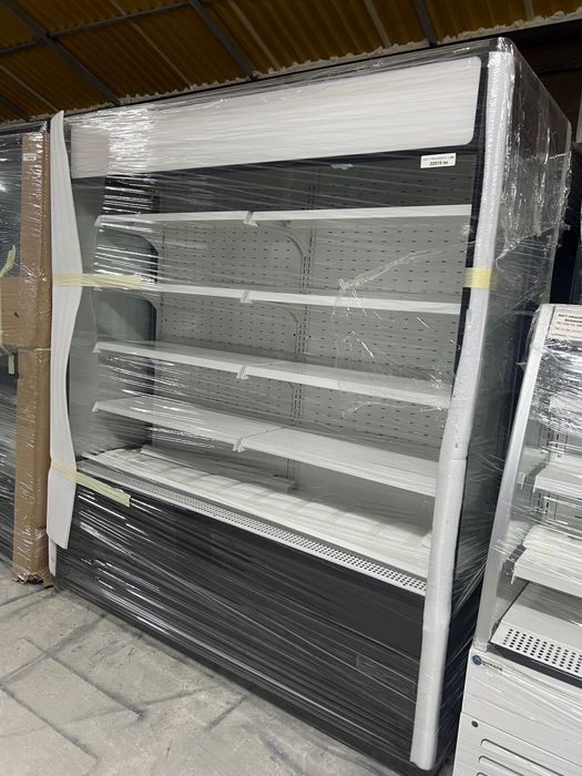 Vitrina/raft frigorific cu perdea de aer si led