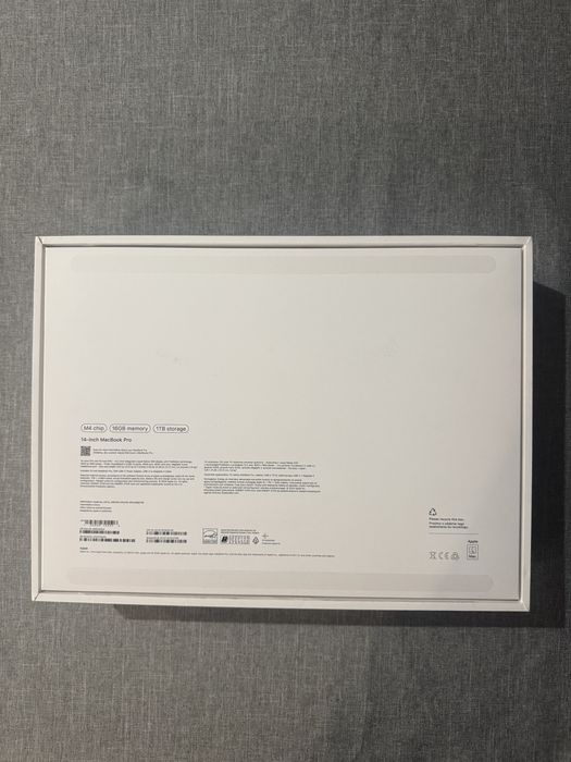 MacBook pro 14  M4 / 16 ram / 1tb storage