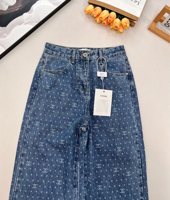Blugi Chanel , calitate premium , pe comanda , noi , S