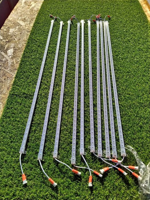 Banda led rigida- 12v/ 35W sau 220V ,cu suport , lungime 1M