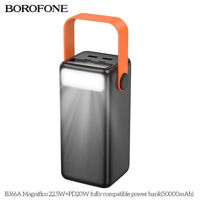Borofone BJ66A Magnifico Power Bank 50000mAh PD20W+22.5W For iPhone 16