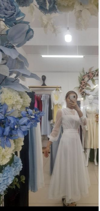 Белый платье ақ көйлек