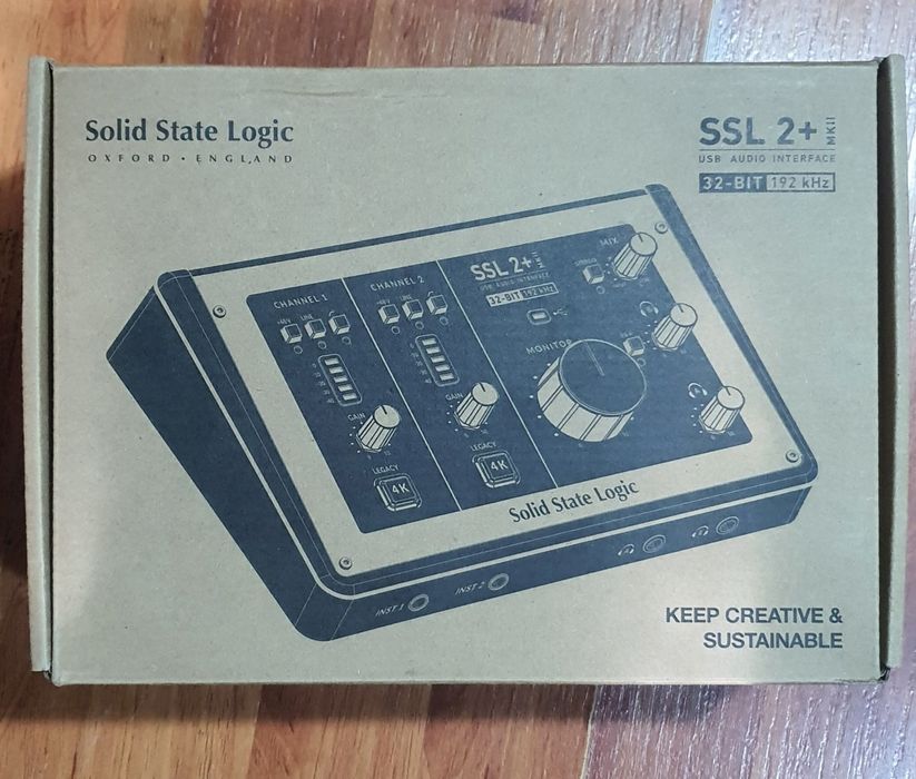 SSL 2+ MKII 32-BIT 192 kHz Yangi.
