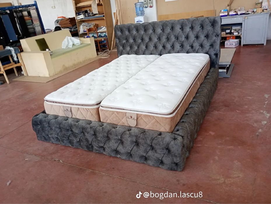 Paturi tapitate Moderne Komfort.ro /pentru mai multe modele