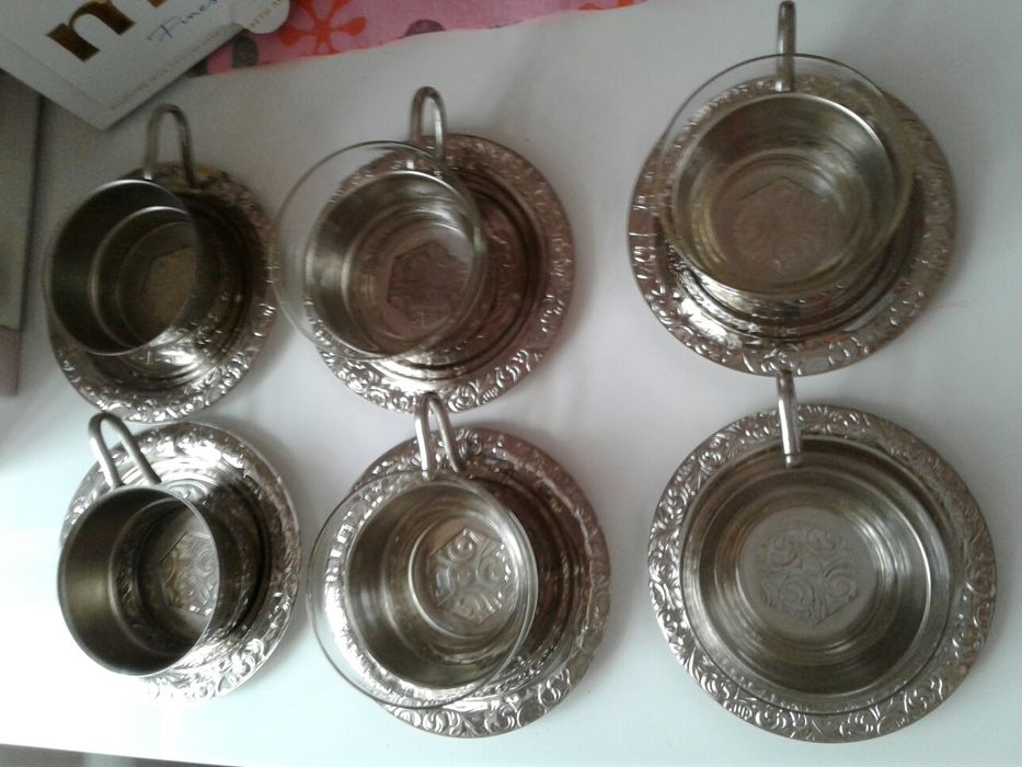 Стаканчики с подстаканниками ссср