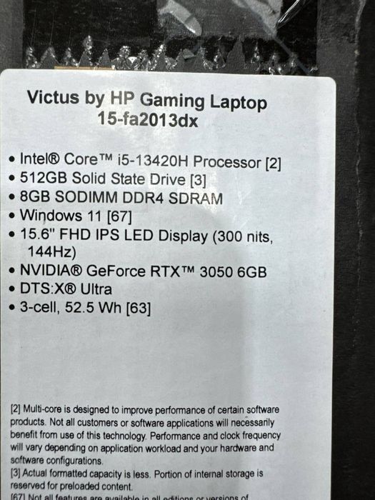 HP Victus 15.6" USA Intel Core i5-13420H