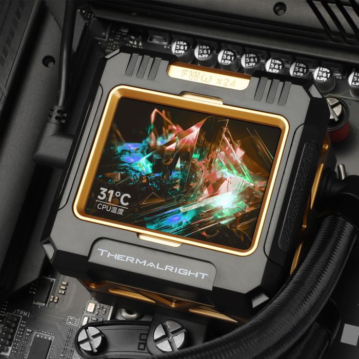 Cooler Procesor Frozen Warframe 360 BLACK ARGB