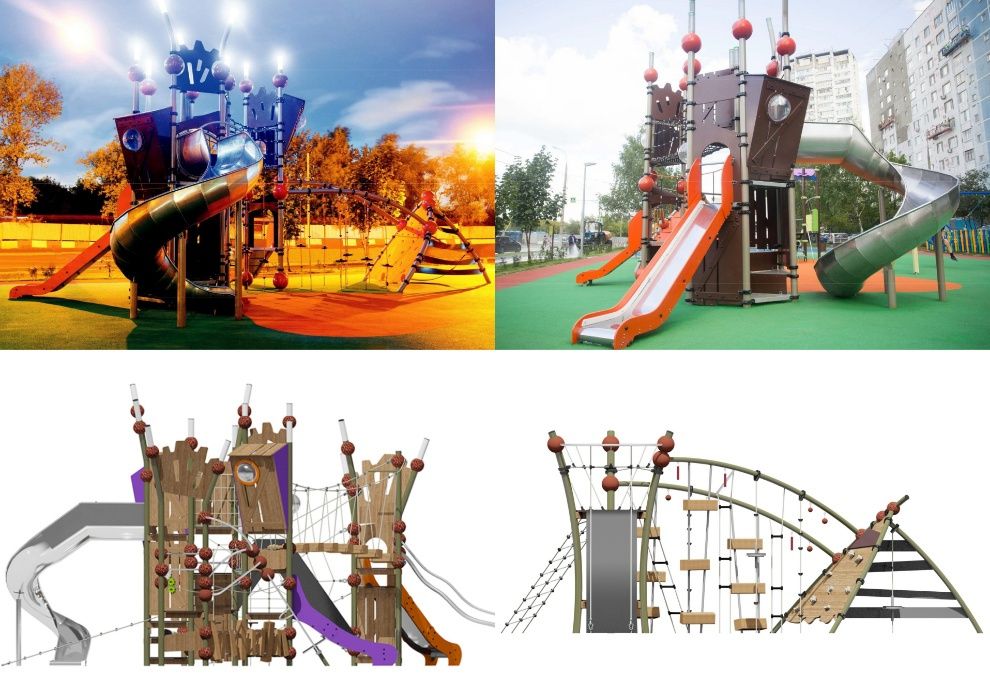 Детские игровые комплексы для ЖК. Детские площадки Болалар майдончаси.