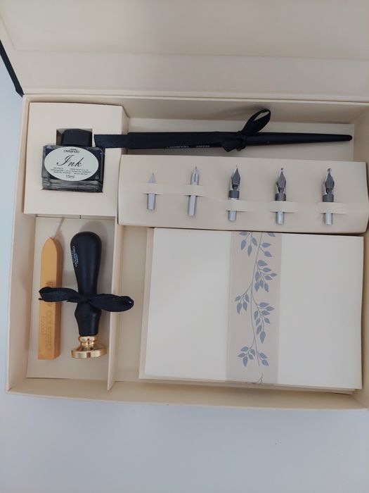Set caligrafie cu sigiliu