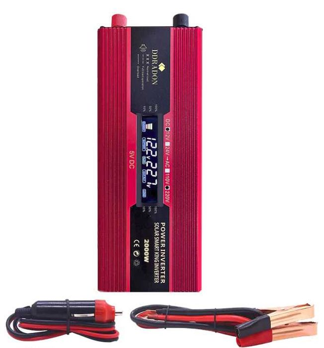 Инвертор 24V-220V 500W/1200W/2000W