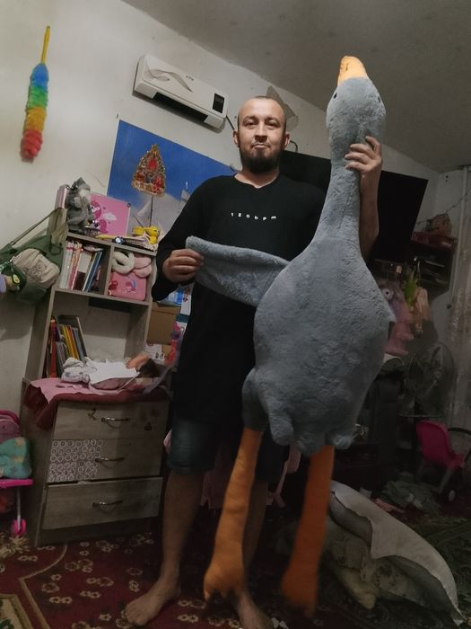 Мягкая игрушка лебеди