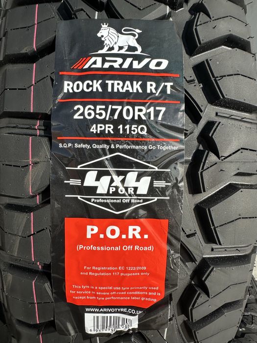 Нови джипови гуми ARIVO ROCK TRAK R/T 265/70R17 115Q БОРД 2657017