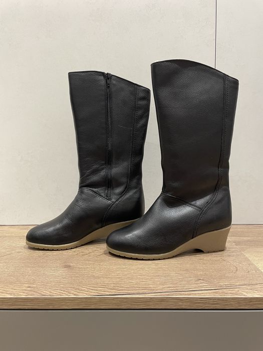 Кожанные сапоги времен ссср