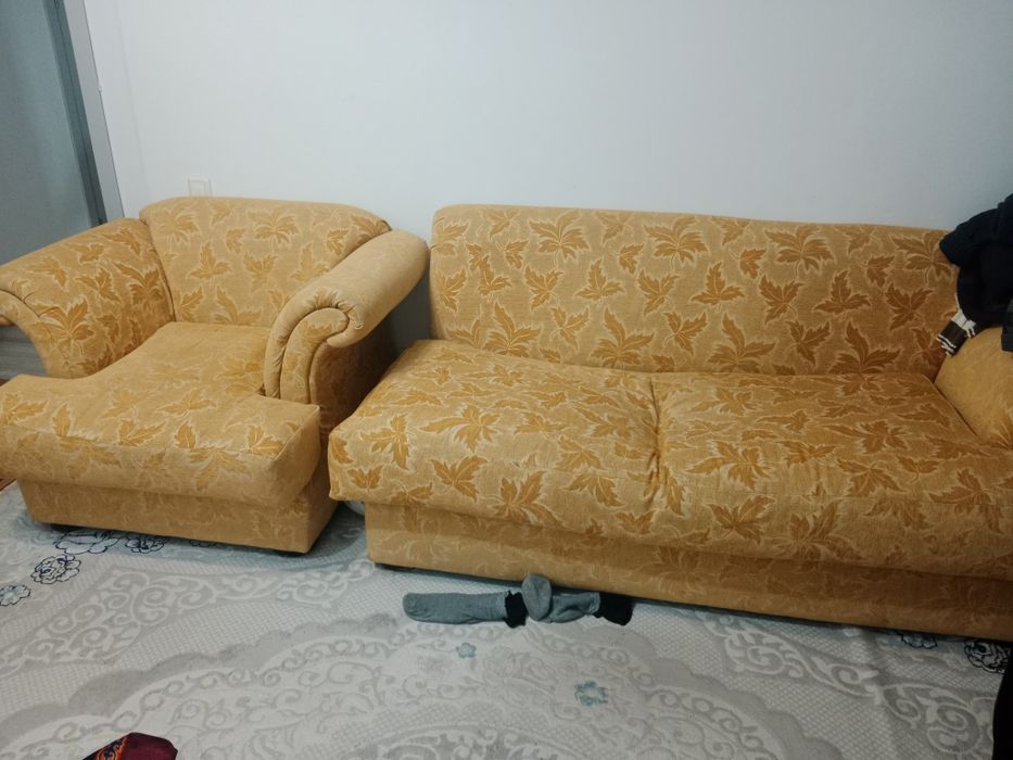 Бесплатно диван угловой и кресло