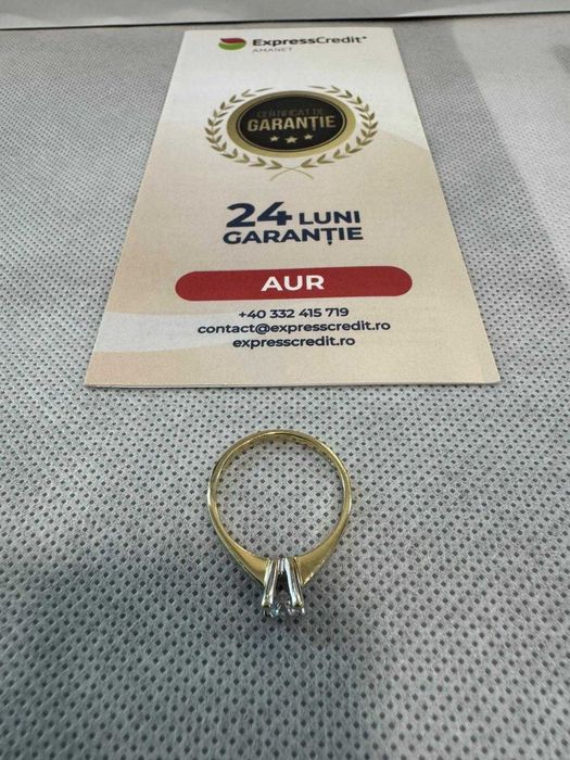(Ag41) Inel aur 14K B5812.2 - Certificat de garantie!