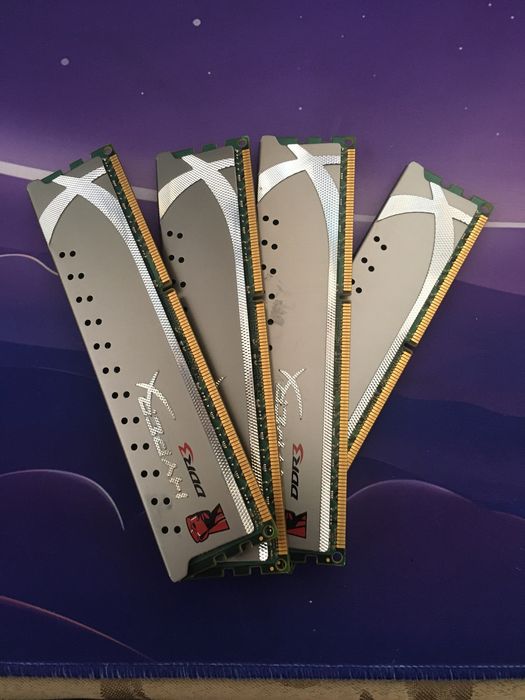 4x4GB Ram HyperX Kingston 1600MhZ