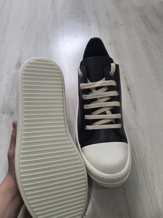 Rick Owens Ramones low leather black 43
