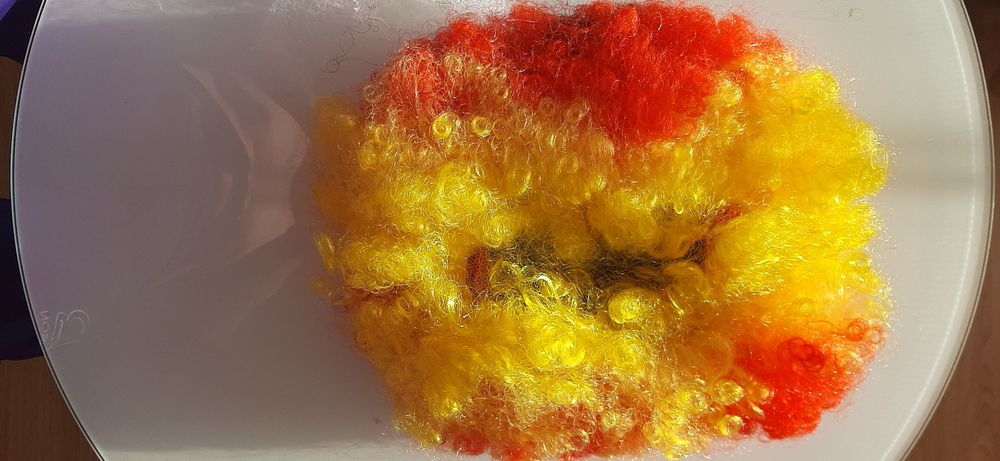 Peruca clovn animator suporter circ fotbal Germania