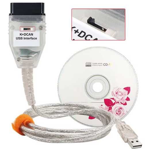 Tester BMW INPA FT232RL +Switch OBD II OBD I Interfata diagnoza K+DCAN