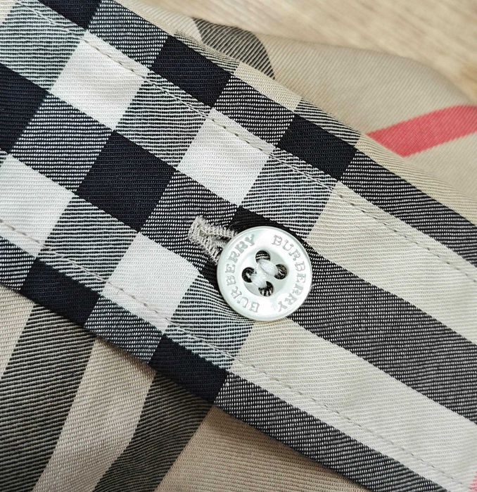 Burberry Оригинална мъжка риза с къс ръкав размер XL
